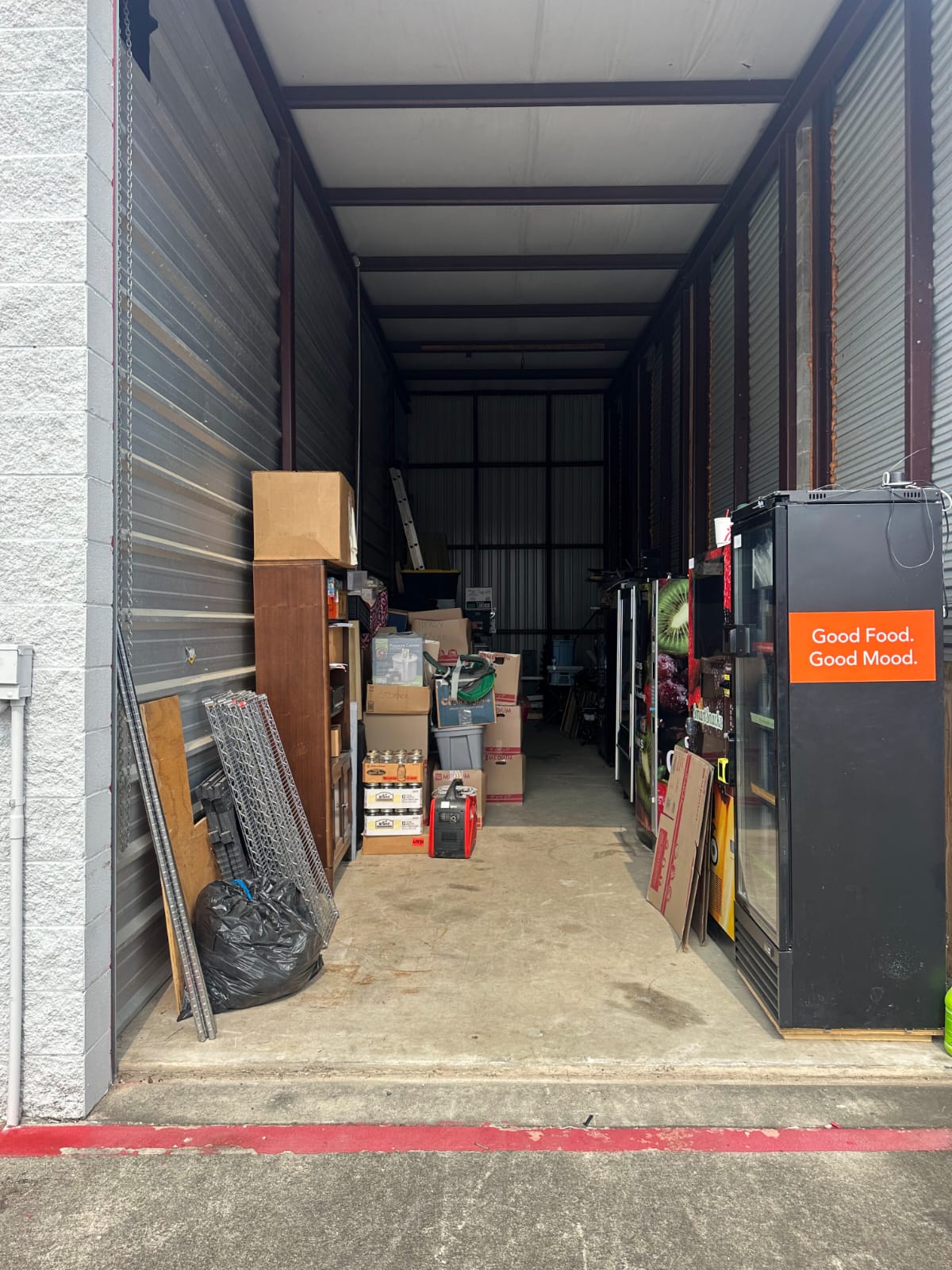 Storage unit move-in service by QRS movers